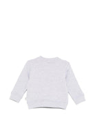 Felpa per neonato Stella McCartney Kids grigio con logo sul davanti - Rubino Kids