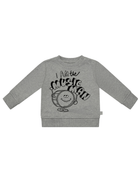 Felpa per neonato Stella McCartney Kids grigio con stampa grafica sul davanti - Rubino Kids