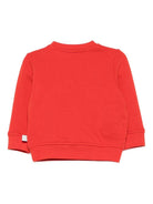 Felpa per neonato Stella McCartney Kids rosso con stampa Babbo Natale - Rubino Kids
