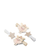 Fermagli per capelli per bambina Mimi & Lula multicolore con motivo natalizio - Rubino Kids