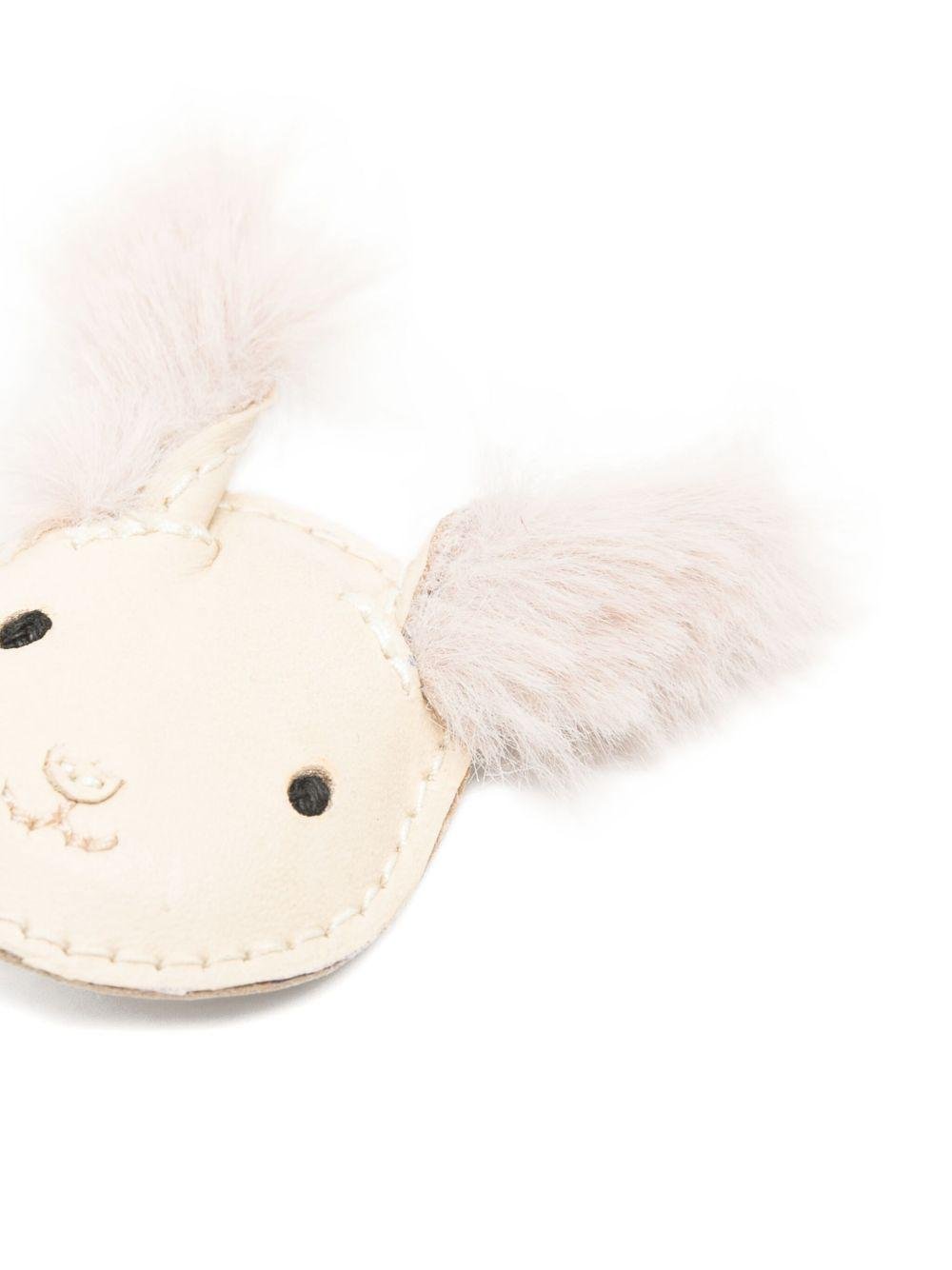 Fermaglio per bambina Donsje beige a forma di coniglio - Rubino Kids