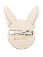 Fermaglio per bambina Donsje beige a forma di coniglio - Rubino Kids
