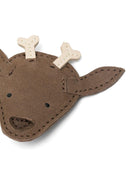 Fermaglio per bambina Donsje Josy Special marrone con orecchie da animale - Rubino Kids