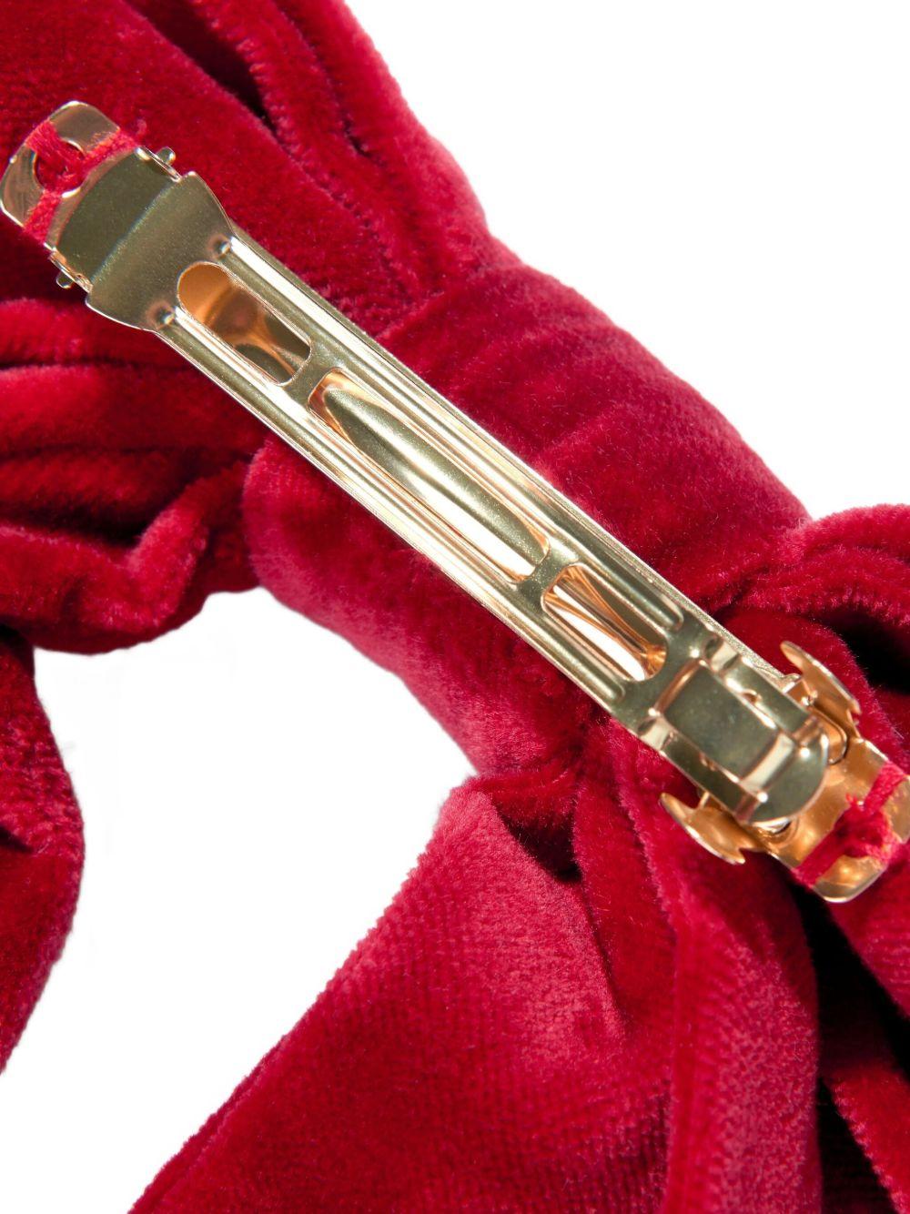 Fermaglio per capelli per bambina Bonpoint rosso con fiocco - Rubino Kids