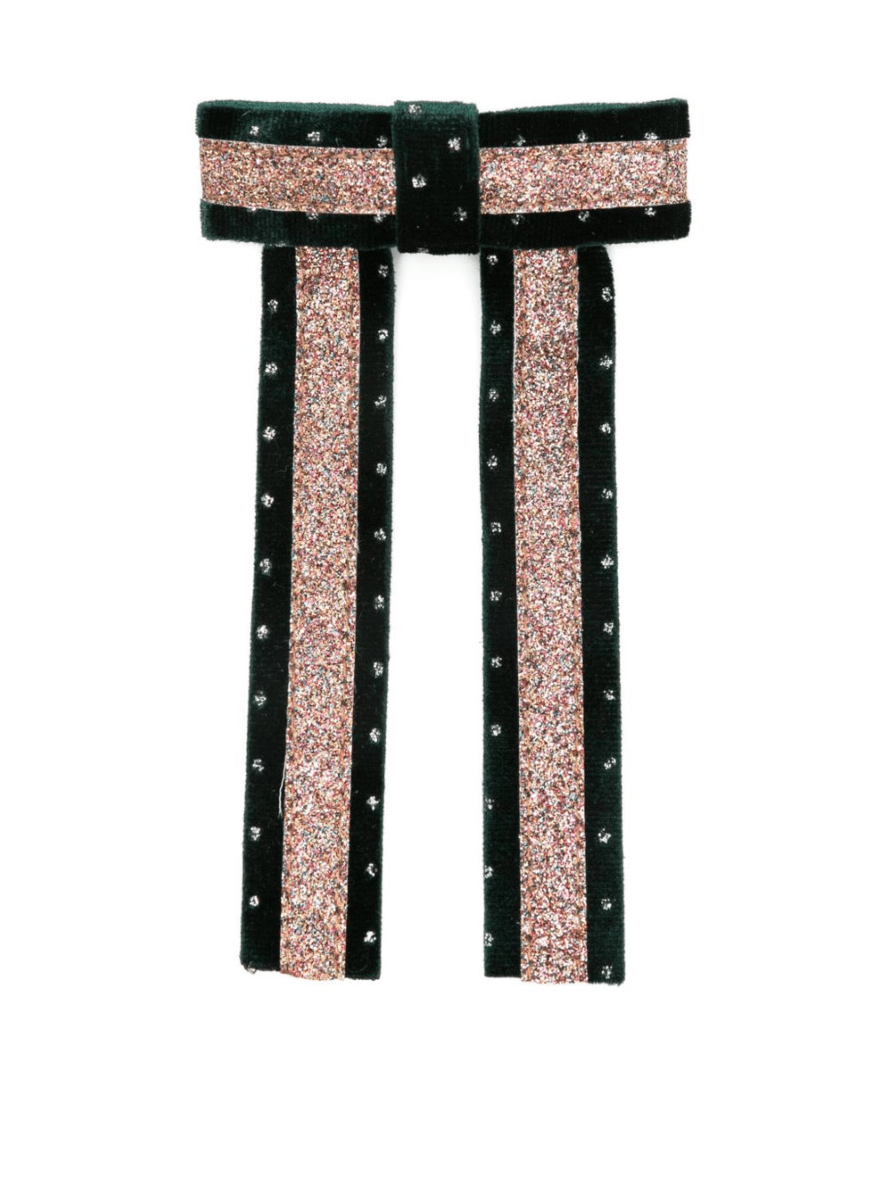 Fermaglio per capelli per bambina Mimi & Lula verde con glitter - Rubino Kids