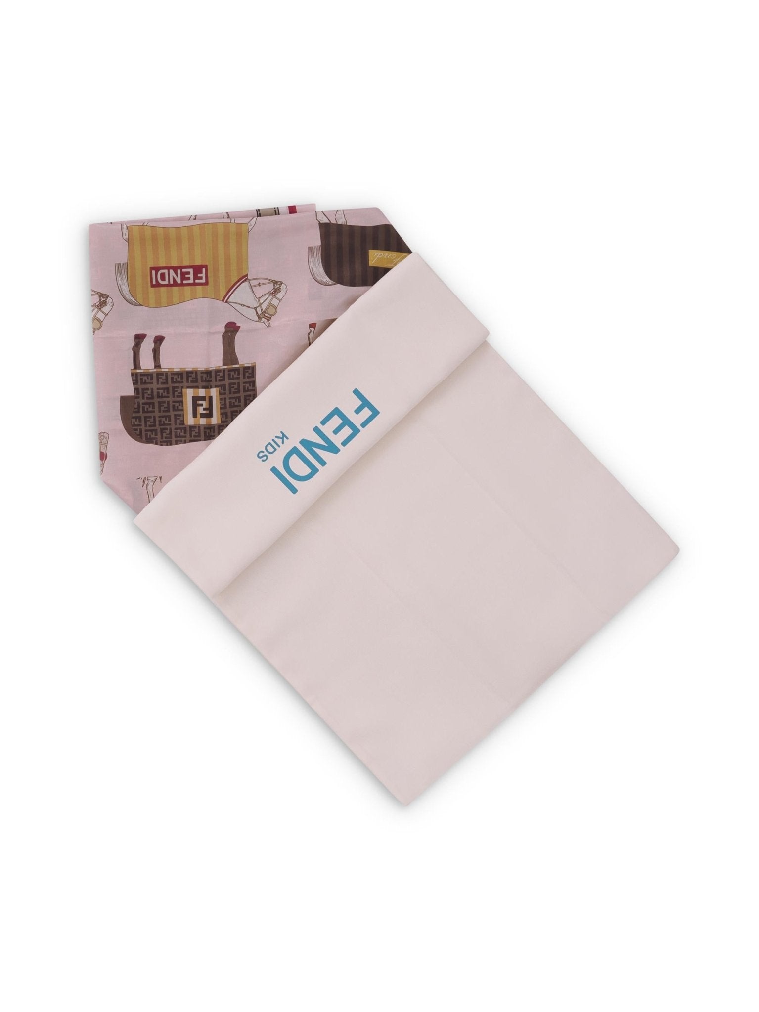 Foulard per bambina Fendi Kids multicolor con stampa Cavalli - Rubino Kids