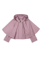 Giacca per bambina Chloé Kids viola con design a doppio strato - Rubino Kids