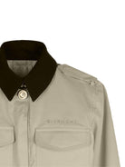 Giacca per bambina Givenchy Kids beige con tasche applicate - Rubino Kids