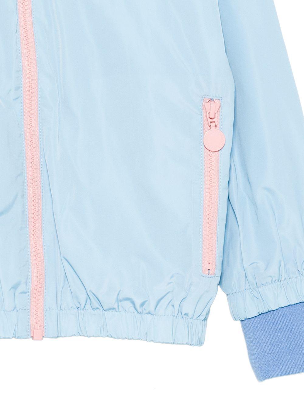 Giacca per bambina Stella McCartney Kids azzurro con cappuccio - Rubino Kids