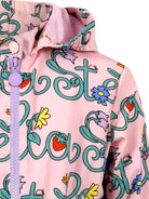 Giacca per bambina Stella McCartney Kids rosa con stampa all - over - Rubino Kids