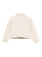 Giacca per bambini Molo beige con collo a punta - Rubino Kids
