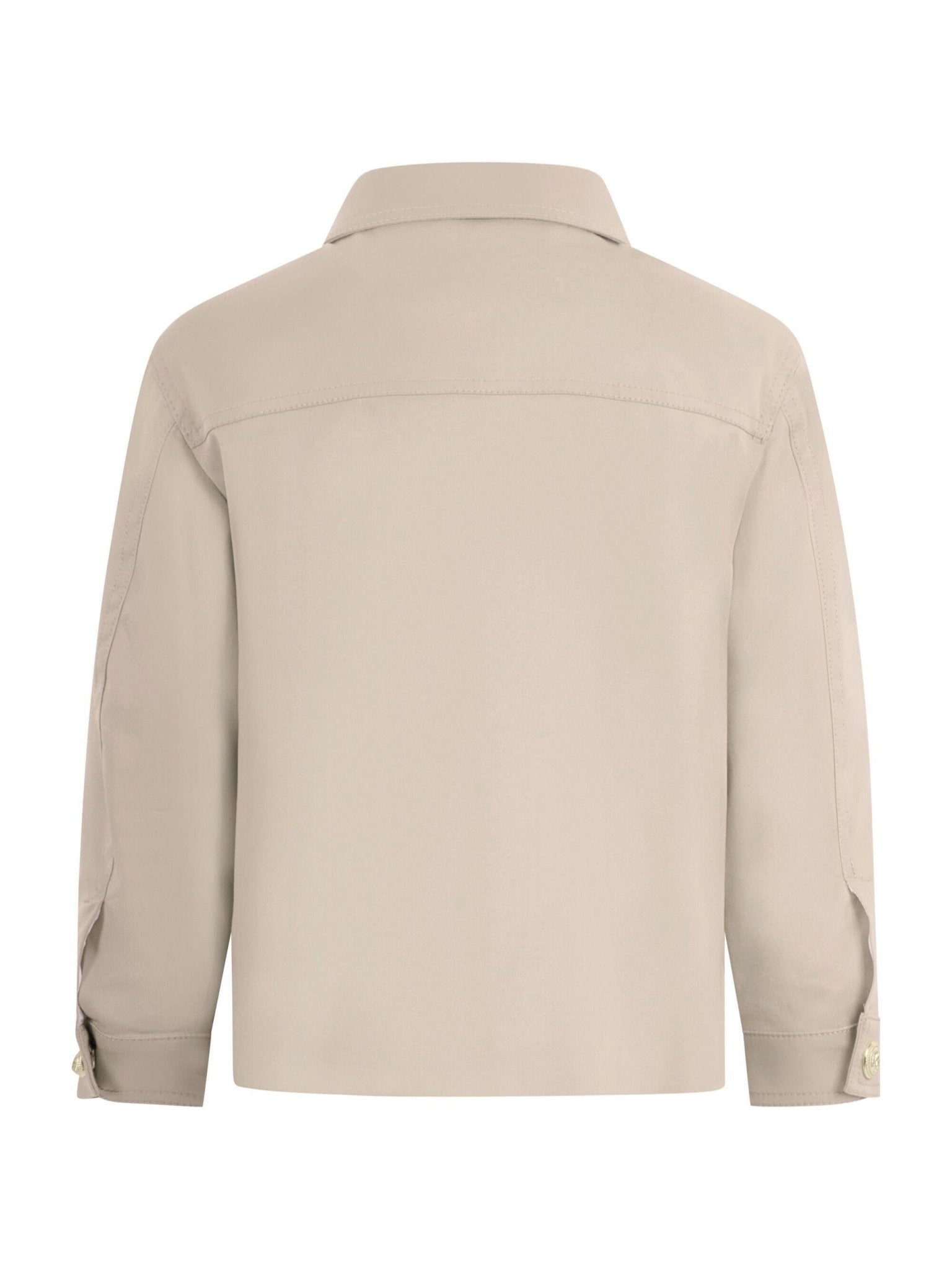 Giacca per bambino Balmain Kids beige con colletto a punta - Rubino Kids