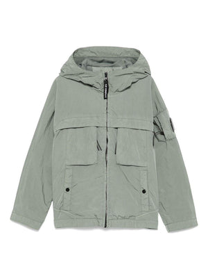 CP Company Kids grey jacket with applique
