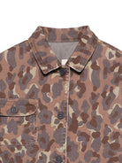 Giacca per bambino Douuod Kids marrone coon stampa camouflage - Rubino Kids