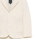 Giacca per bambino Fay Kids bianca con revers classici - Rubino Kids