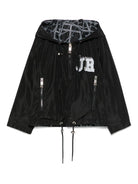 Giacca per bambino John Richmond Junior Richmond Chains nero con design reversibile - Rubino Kids
