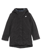 Giacca per bambino K Way Denise Marmotta nero impermeabile - Rubino Kids
