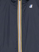 Giacca per bambino K Way Kids blu con cappuccio e zip frontale - Rubino Kids