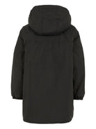 Giacca per bambino K Way Kids nero con cappuccio e fodera in pile - Rubino Kids