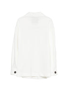 Giacca per bambino Paolo Pecora Kids bianca con tasche - Rubino Kids