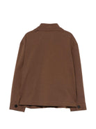 Giacca per bambino Paolo Pecora Kids caffè con bottoni - Rubino Kids