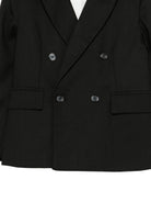 Giacca per bambino Roberto Cavalli Kids nera a doppiopetto - Rubino Kids