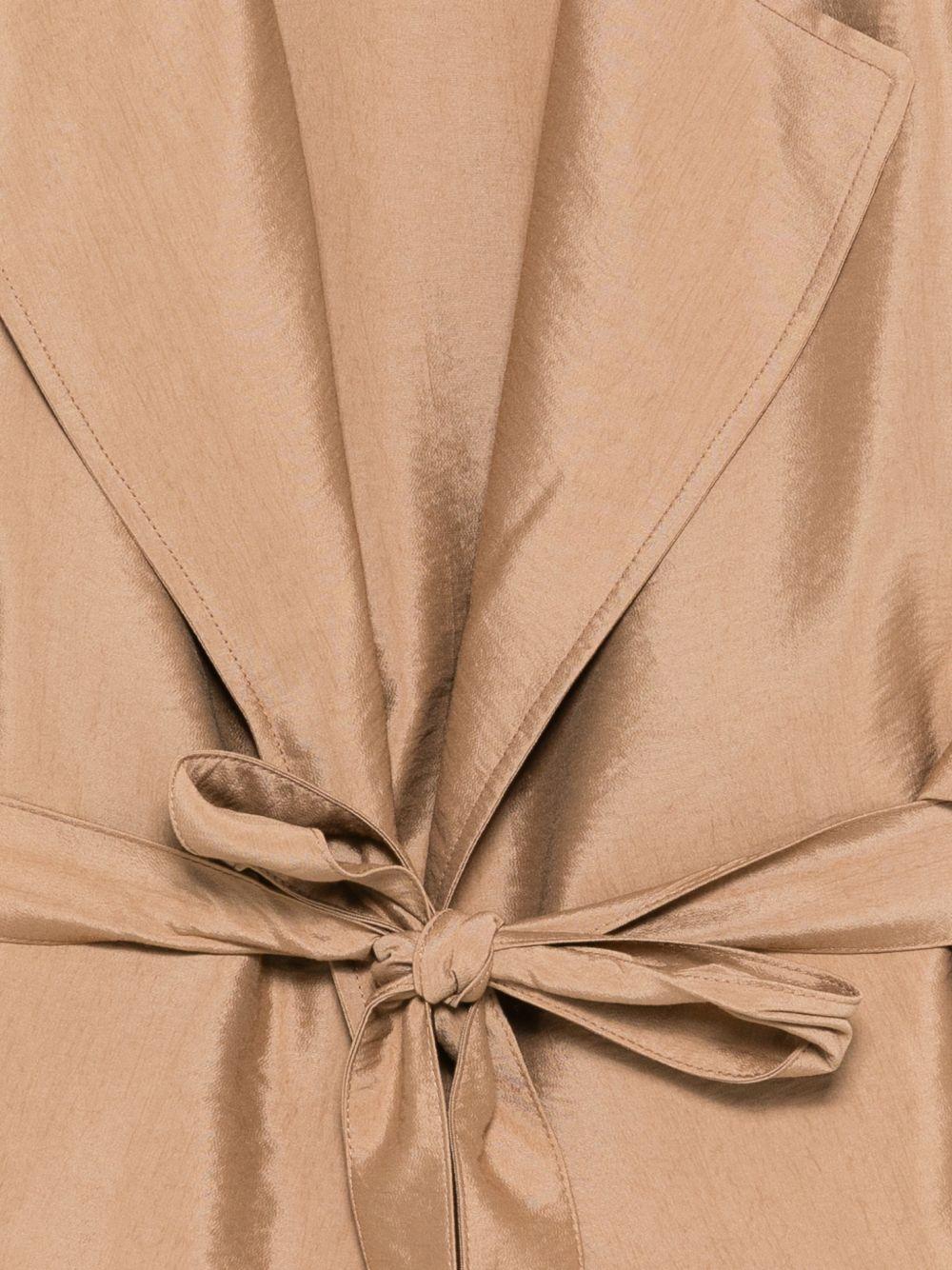 Giacca per donna Alysi marrone con cintura rimovibile - Rubino Kids