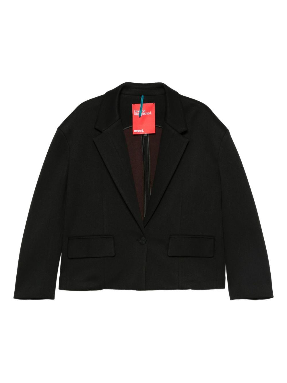 Giacca per donna Merci nera con revers classici - Rubino Kids