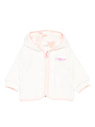 Giacca per neonata Billieblush bianco con cappuccio con orecchie - Rubino Kids