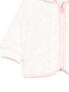 Giacca per neonata Billieblush bianco con cappuccio con orecchie - Rubino Kids