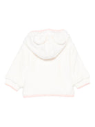 Giacca per neonata Billieblush bianco con cappuccio con orecchie - Rubino Kids