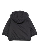 Giacca per neonati K Way Kids blu con cappuccio e zip frontale - Rubino Kids