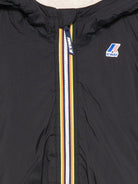 Giacca per neonati K Way Kids blu con cappuccio e zip frontale - Rubino Kids