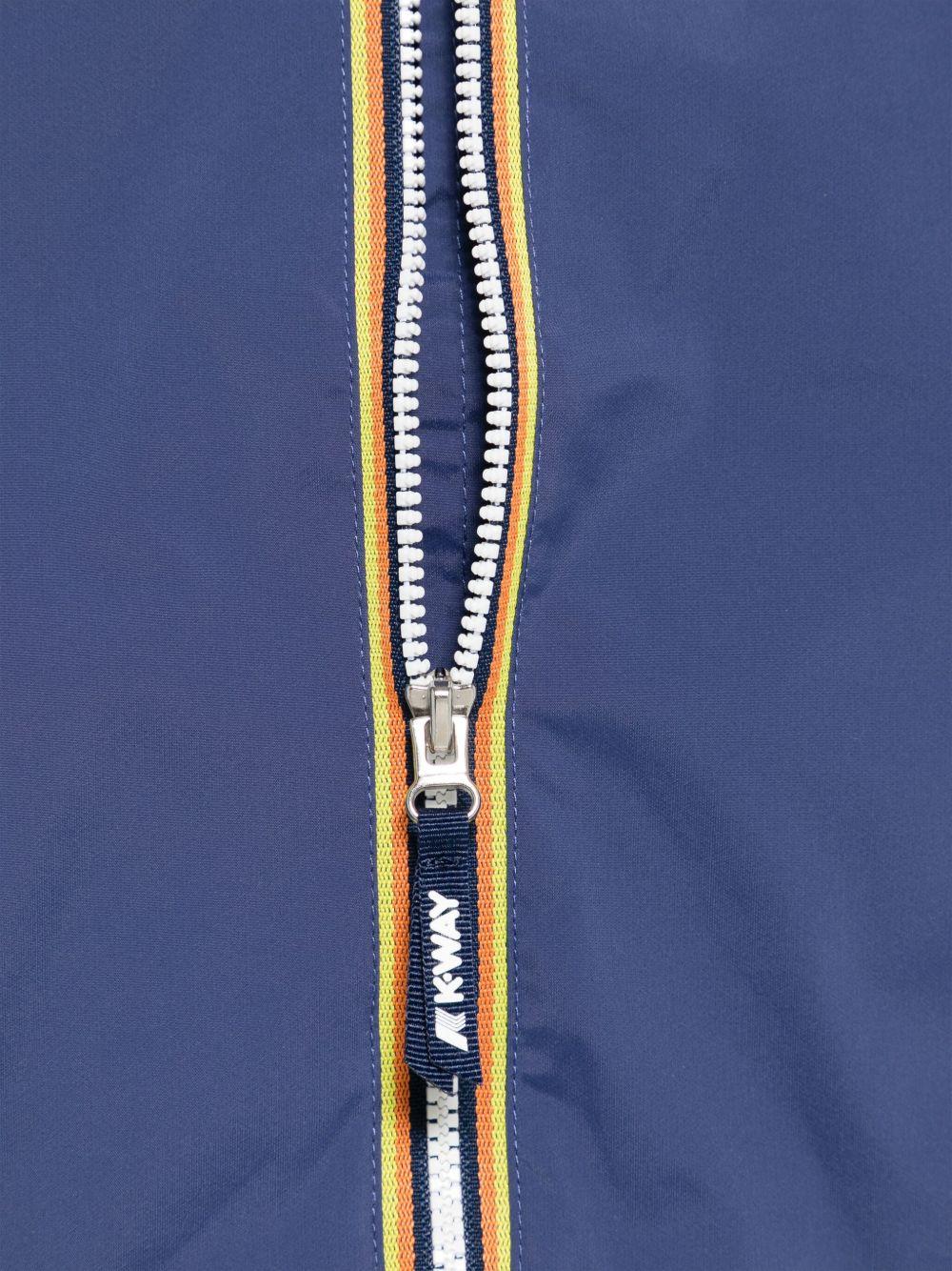 Giacca per neonati K Way Kids blu con cappuccio - Rubino Kids