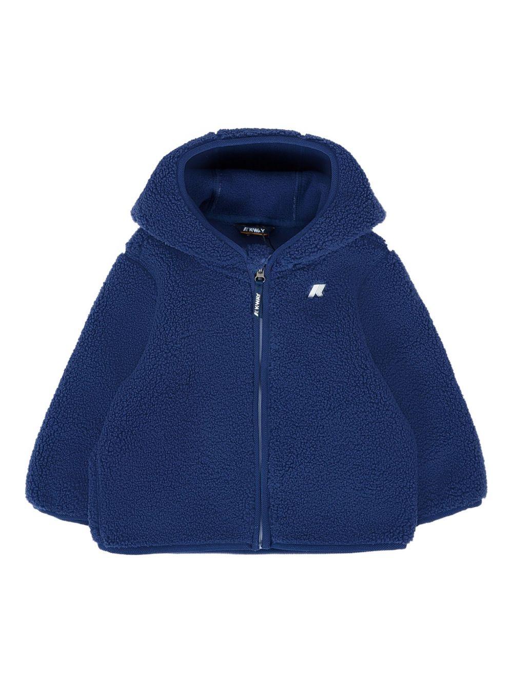 Giacca per neonati K Way Kids The Jane blu in pile - Rubino Kids