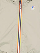 Giacca per neonati K Way Kids verde con cappuccio e zip frontale - Rubino Kids