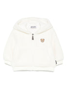 Giacca per neonati Moschino Kids bianco con ricamo Teddy Bear - Rubino Kids