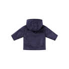 Giacca per neonato Il Gufo blu con cappuccio e bottoni - Rubino Kids