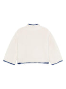 Giacca per neonato Off - White Kids bianco con tasca applicata - Rubino Kids