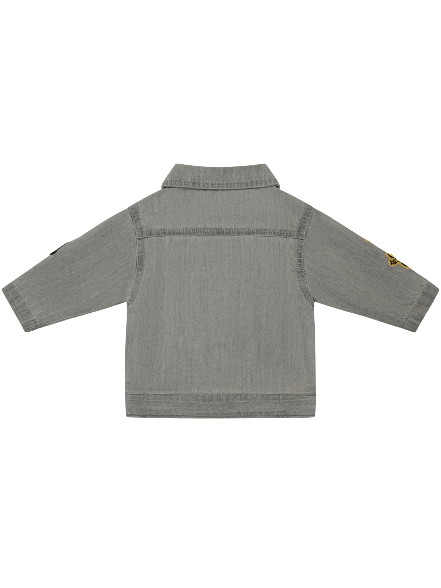 Giacca per neonato Stella McCartney Kids grigia con stampa elementi musicali - Rubino Kids