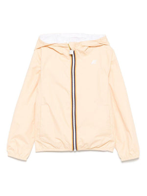 K-Way Kids P. Lily Plus reversible jacket for children in peach with contrasting trim
