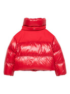 Giacca trapuntata per bambina Herno Kids rosso con inserti imbottiti - Rubino Kids