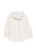Giacca Waiton per bambina Molo bianca con stampa a cuori all - over - Rubino Kids