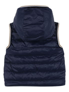 Gilet per bambino Boss Kids blu con design reversibile - Rubino Kids