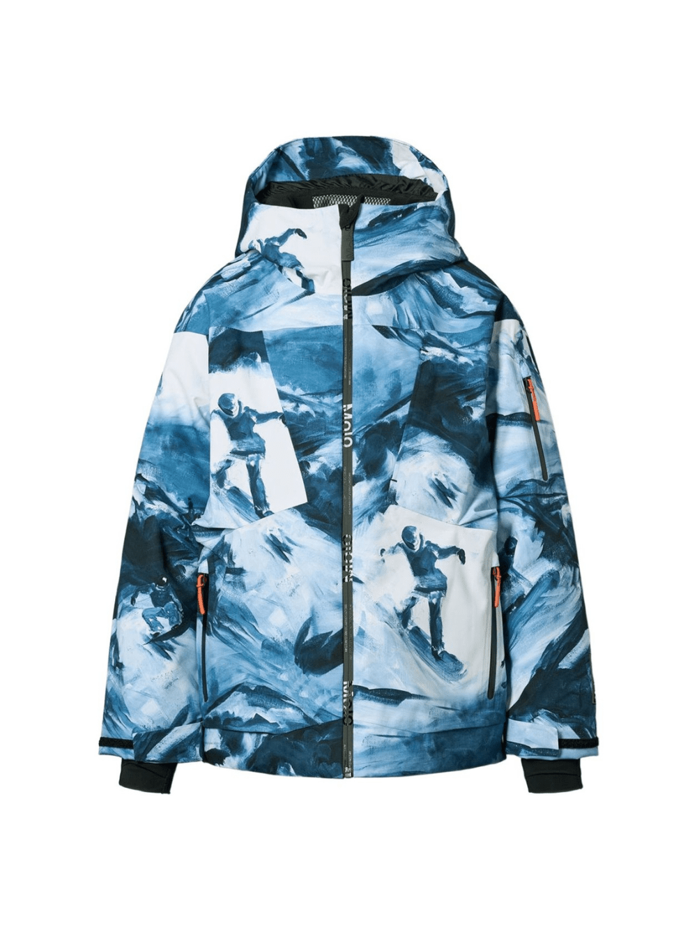 Giubbino Alpine per bambino Molo multicolore con chiusura frontale con zip - Rubino Kids