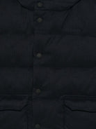 Giubbino Baxter P Jr Flannel per bambino MC2 Saint Barth Kids blu con stampa grafica sul retro - Rubino Kids