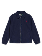 Giubbino Bayport per bambino Polo Ralph Lauren Kids blu con colletto classico - Rubino Kids