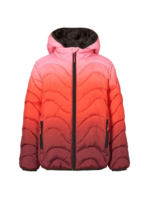 Hao Molo Red Jacket for Girls with Removable Hood