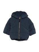 Giubbino Harpo per neonato Molo blu con stampa smile sul retro - Rubino Kids