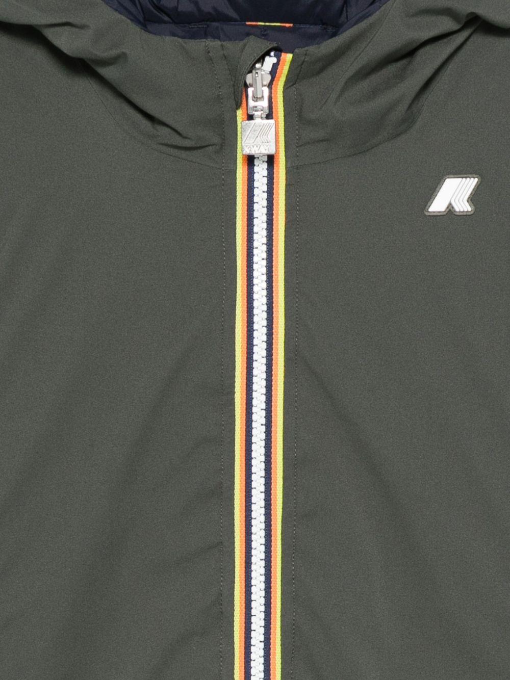 Giubbino Jack St. Thermo per bambino K - Way Kids blu con toppa con logo - Rubino Kids